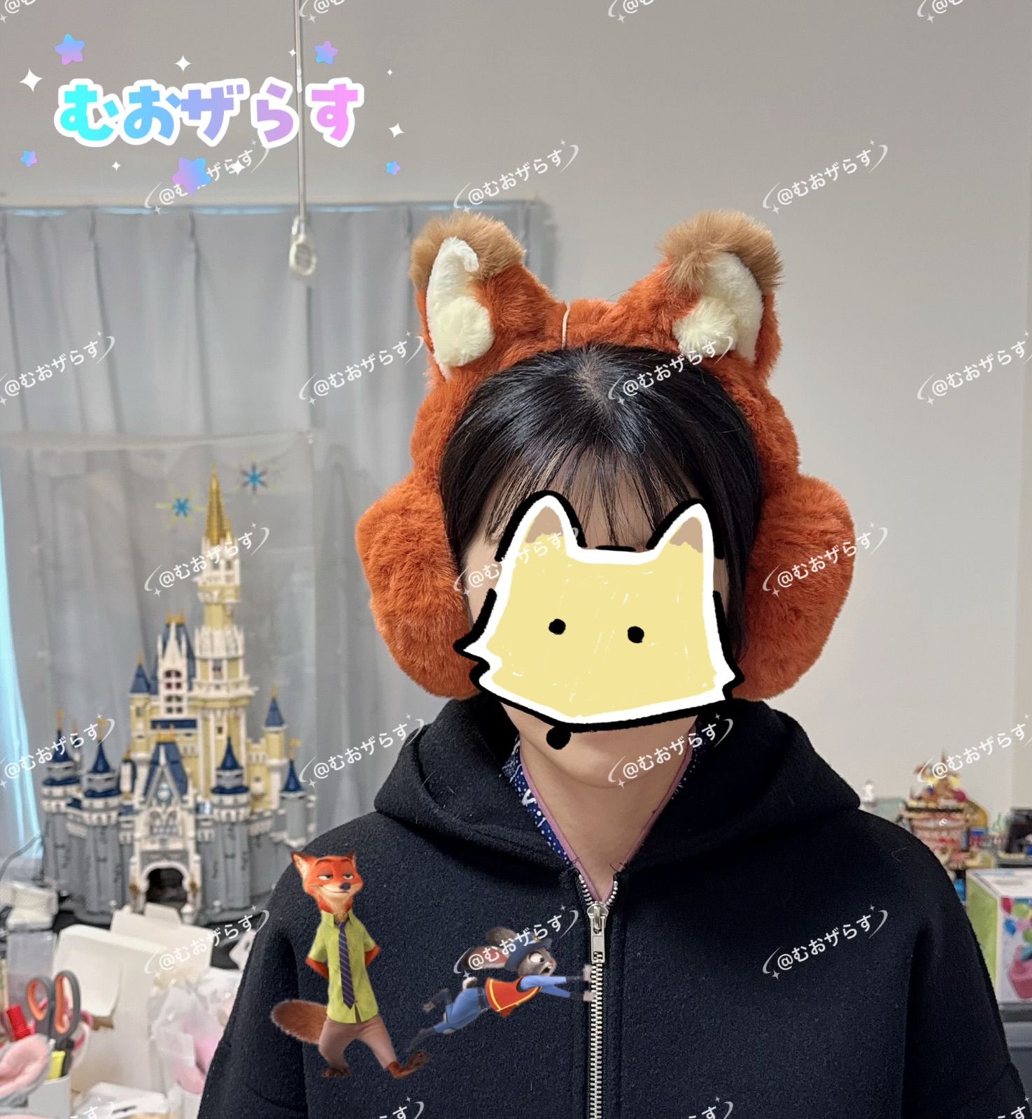 イヤーマフ ズートピア 耳当て セット ジュディ ニック 冬【新品未使用