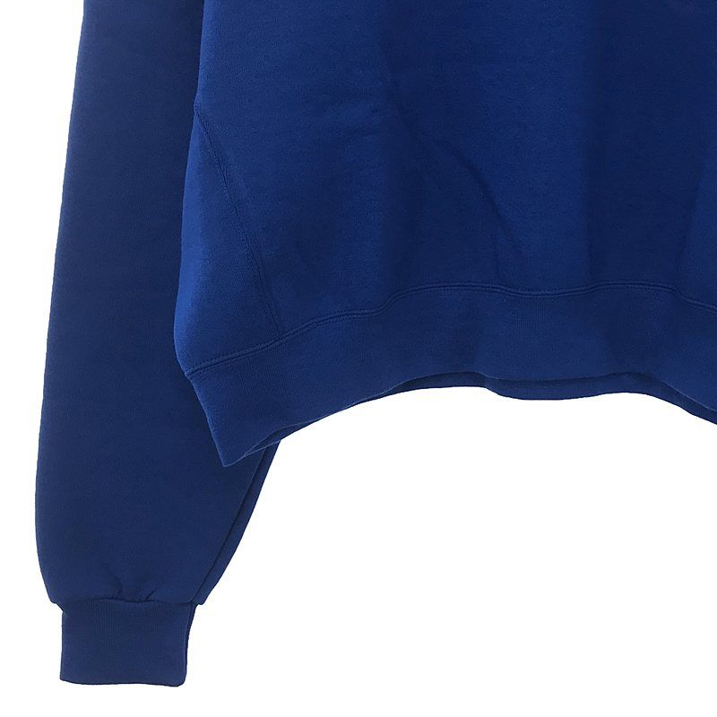 【美品】  oblada / オブラダ | プリント 裏起毛 スウェット トレーナー | F | ブルー | レディース 美品】 oblada / オブラダ | プリント 裏起毛 スウェット