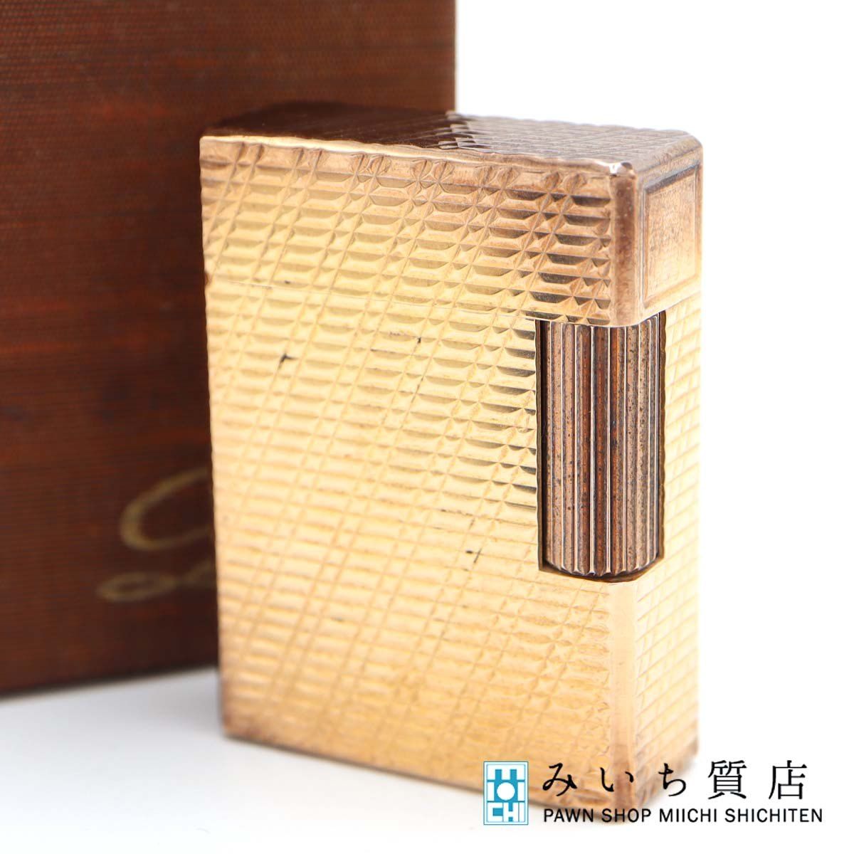 S.T. Dupont デュポン ガスライター ライン1 ショート LINE1 格子 