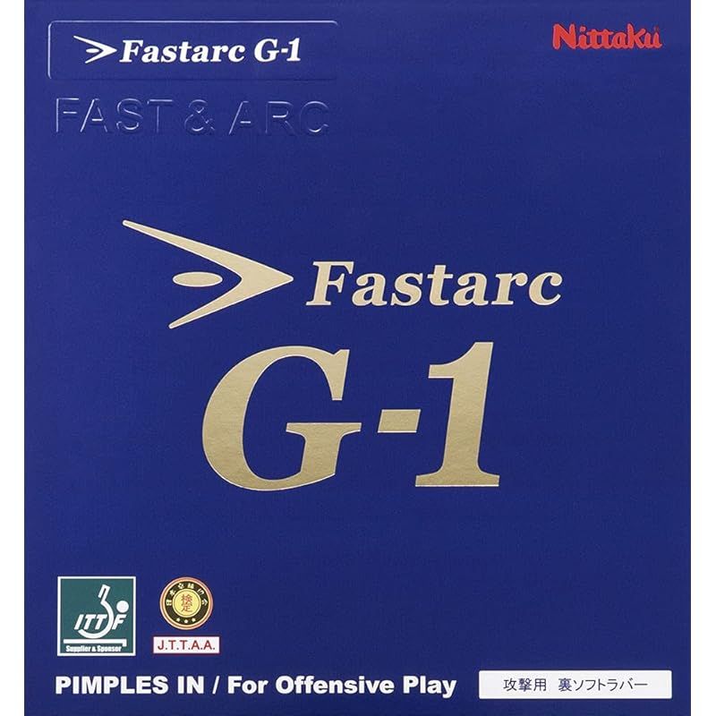 ニッタク(Nittaku) 卓球 ラバー ファスタークG-1 裏ソフト テンション ブラック MAX NR8702