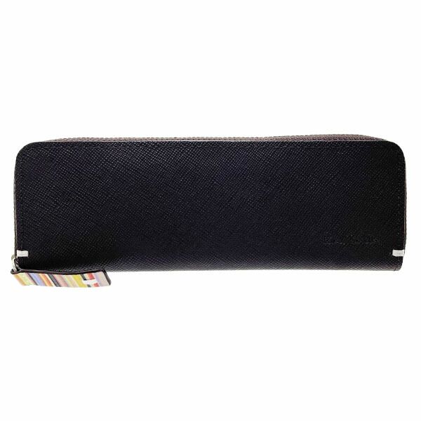 ポールスミス ペンケース マルチストライプ ペンポーチ レザー 革 チョコ ダークブラウン 濃茶 こげ茶 P863N Paul Smith ステッチ ペン入れ 筆箱 ポーチ 小物入れ 文房具 ブランド小物 き
