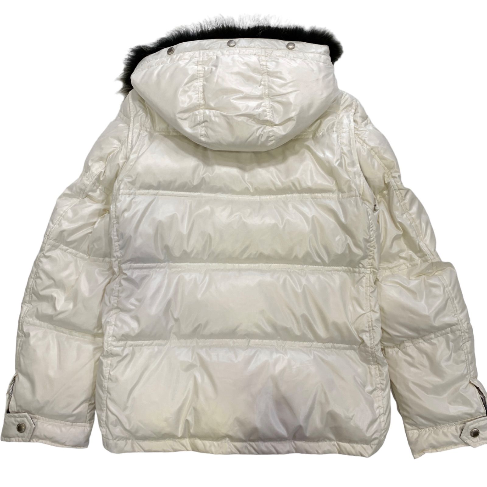 ♪011208 バーバリーブラックレーベル ダウンジャケット フォックス