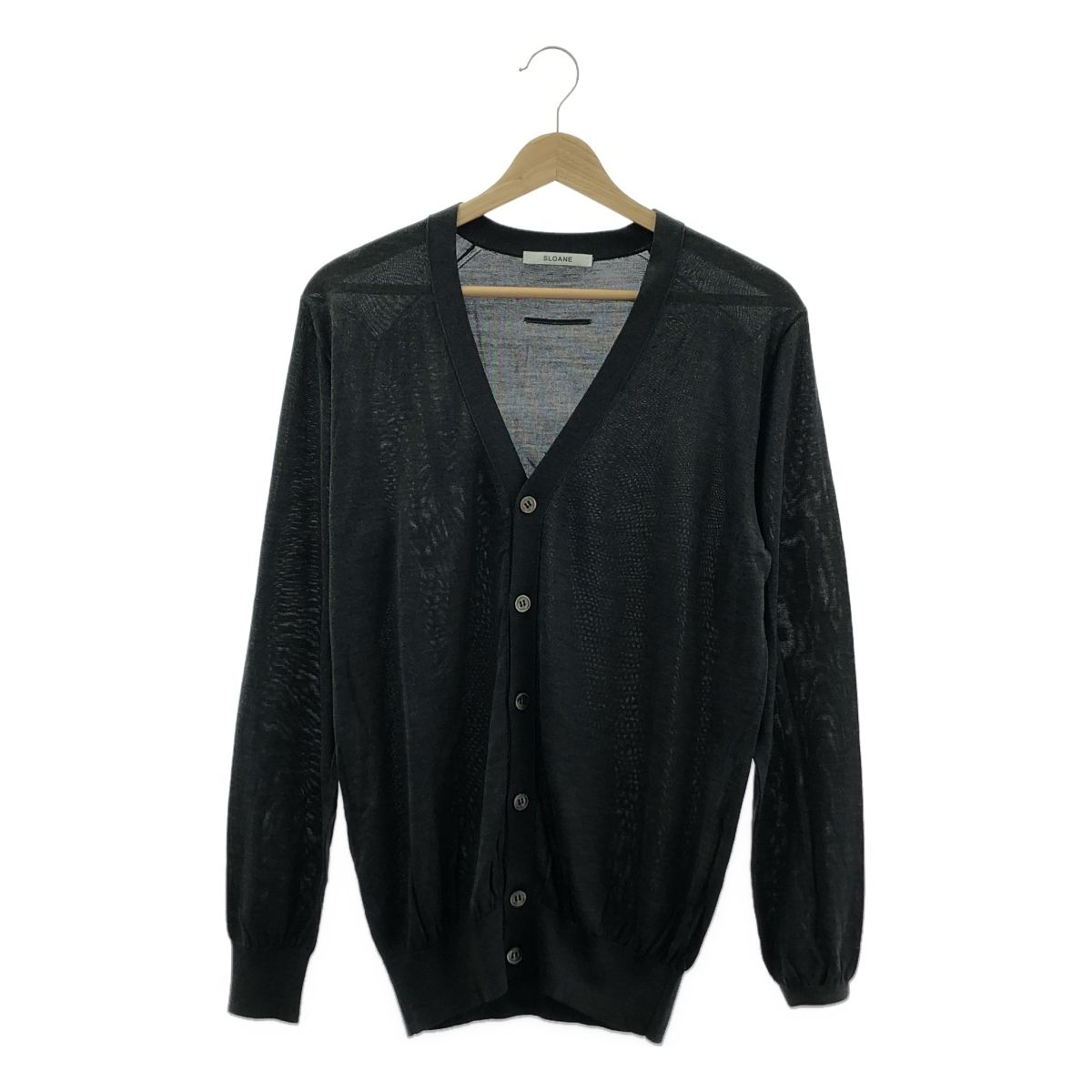美品】 SLOANE / スローン | 18G天竺 シルク Vネック カーディガン | 3