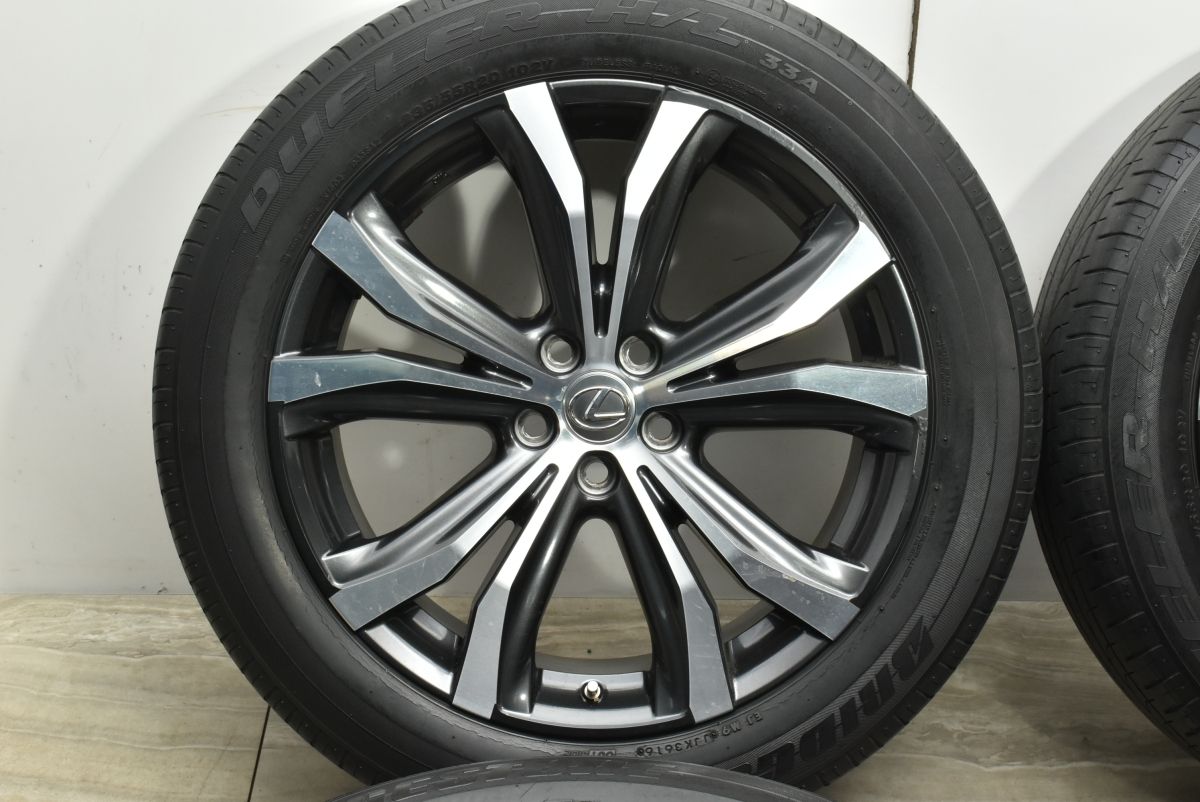 【美品】レクサスRX450h バージョンL純正ホイール、20×8J+30 程度良好品】レクサス RX バージョンL 純正 20in 8J +30 PCD114