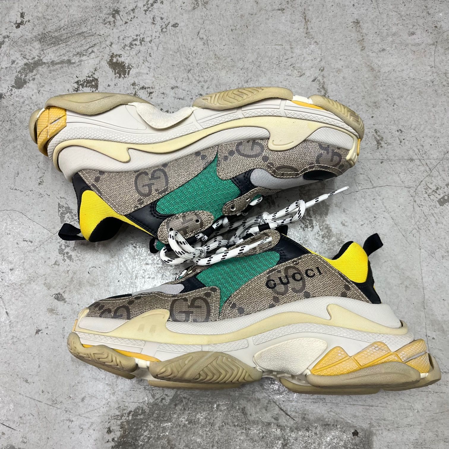 【新品】GUCCI グッチ　バレンシアガ トリプルS 39 Gucci Balenciaga The Hacker Project Triple S トリプルS (BALENCIAGA