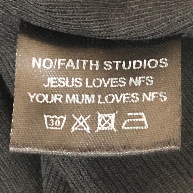 NO/FAITH STUDIOS ダブルレイヤード ボタン ロングスリーブ no faith studios ロングスリーブ