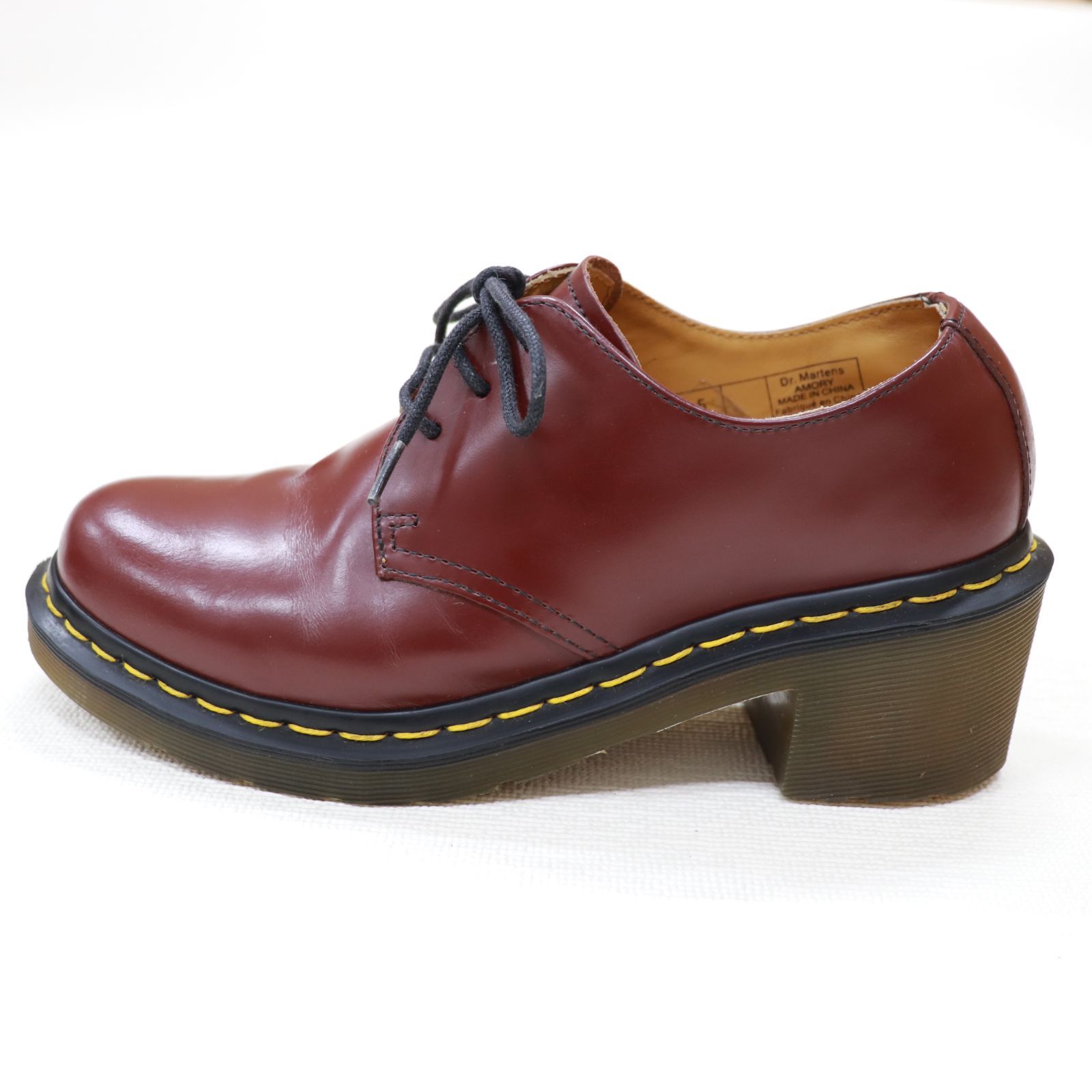 Dr.Martens ドクターマーチン AMORY 3ホールシューズ 24.0㎝ レッド