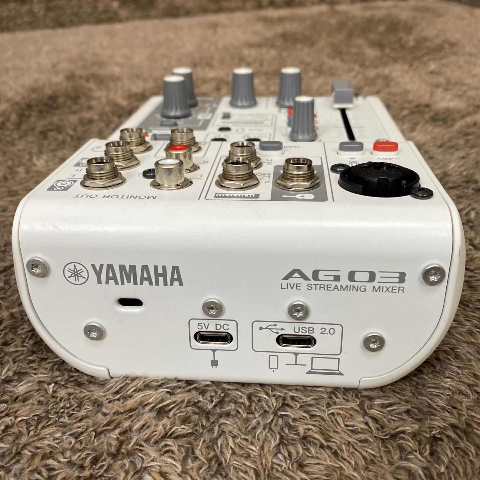 【尾張小牧店】【楽器】 中古 YAMAHA | ヤマハ DTM・DAW・音響機器 AG03 MKII 【477】 尾張小牧店】【楽器】 YAMAHA | ヤマハ DTM・DAW・音響機器 AG03MkII