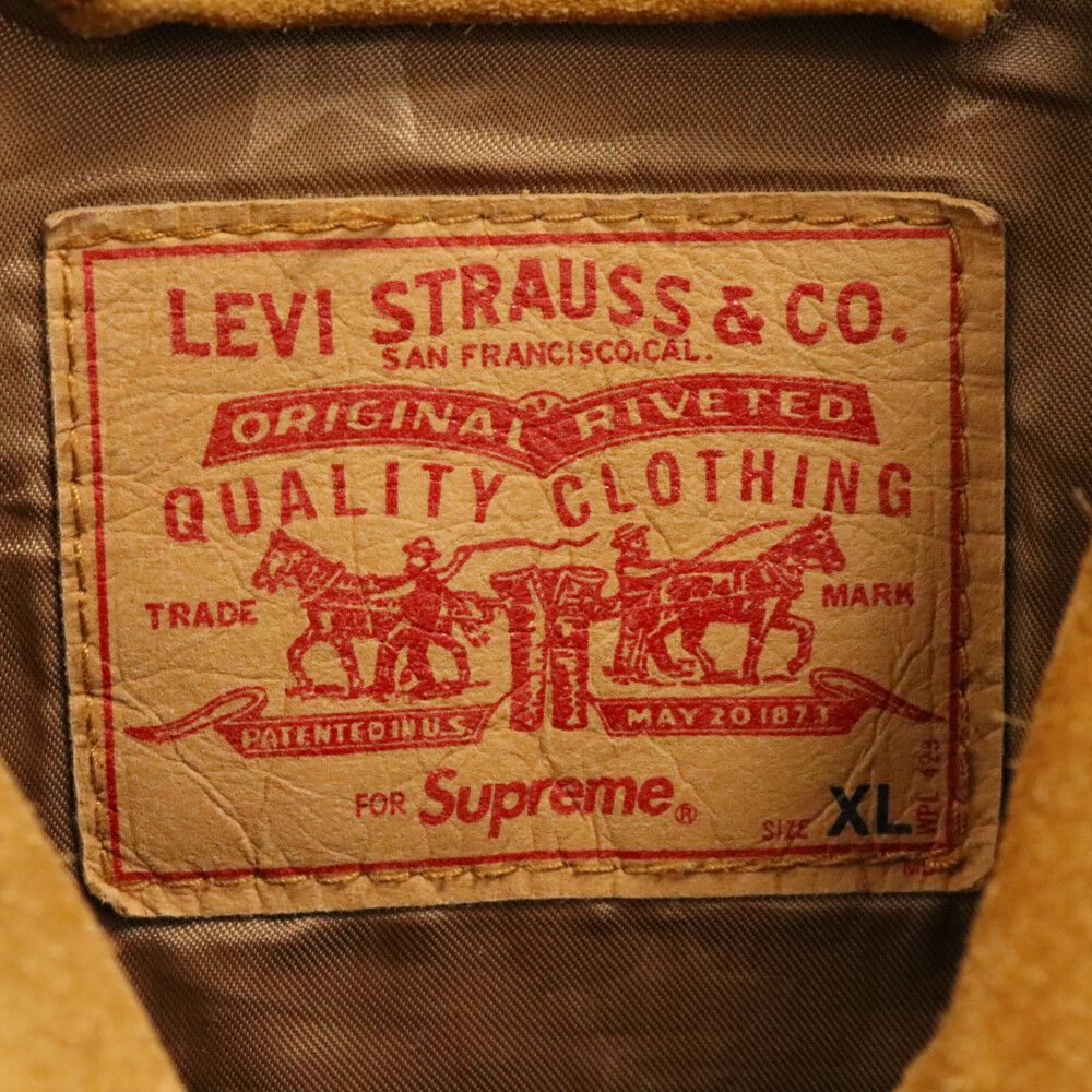 SUPREME (シュプリーム) 11AW ×Levi's Leather Trucker リーバイス 3rd