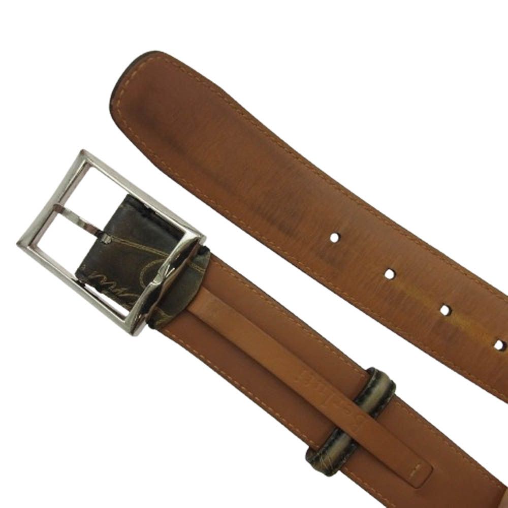 Berluti ベルルッティ　カリグラフィ　レザー　ベルト Berluti ベルルッティ カリグラフィ レザー ベルト - メルカリ