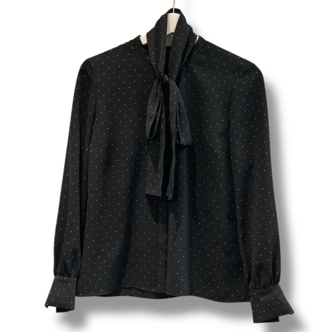 ANAYI アナイ ドットプリントボウタイブラウス 101927-13-540-96-380