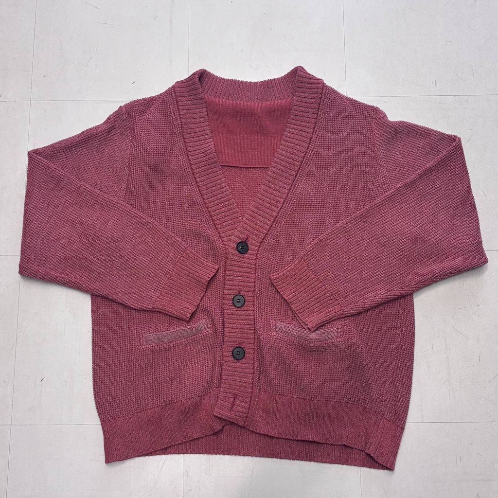 【MATSUFUJI / マツフジ】WOOL KNIT CARDIGAN 3 MATSUFUJI [ Wool Knit Cardigan ] CHARCOAL | ロイド・エフ