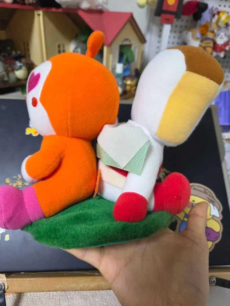 アンパンマン ホワイト・ブレッド・マンと チーランギ ぬいぐるみ