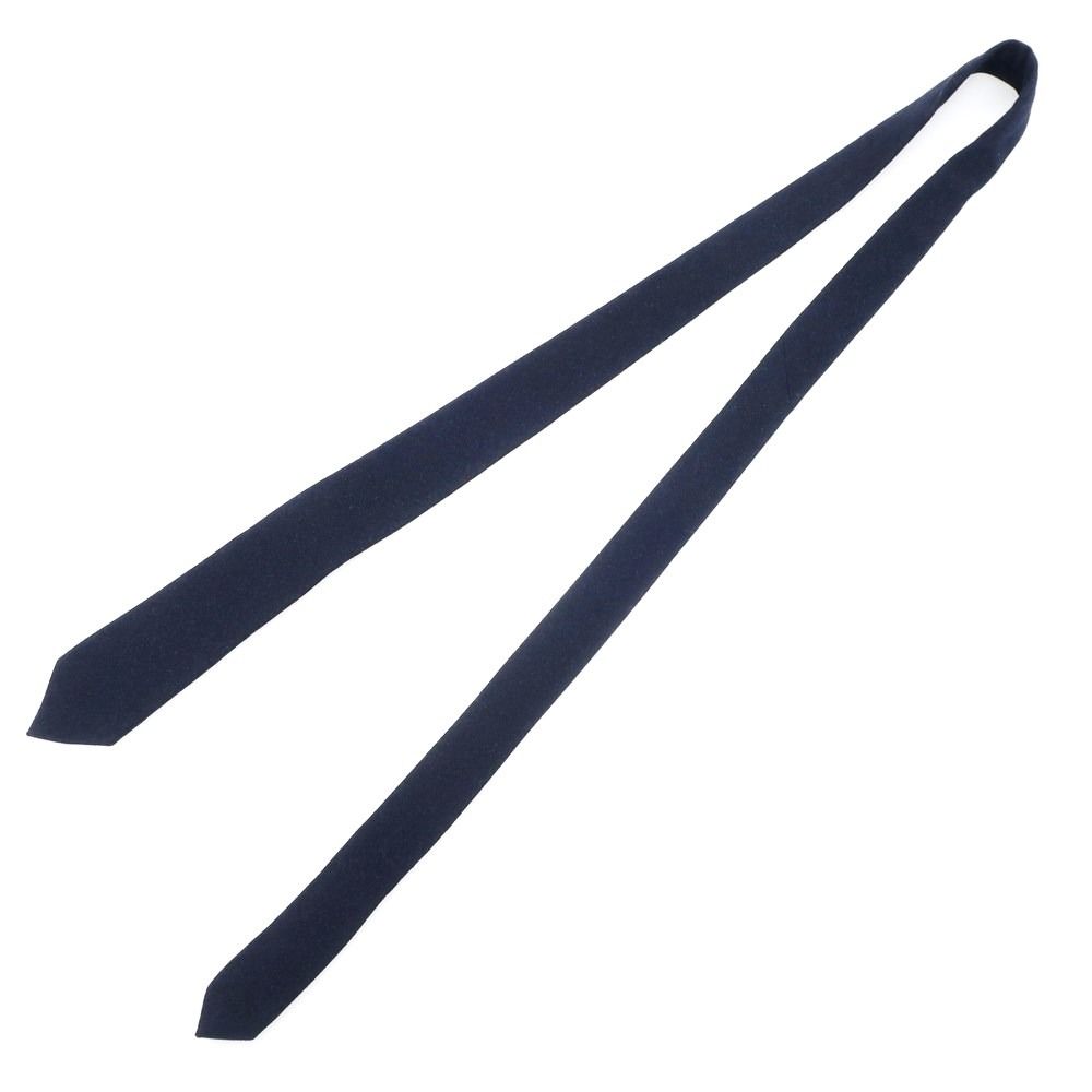 ブルネロクチネリ【美品】ウールネクタイ　シルク・カシミヤ混　ネイビー系 ブルネロクチネリ【美品】ウールネクタイ シルク・カシミヤ混