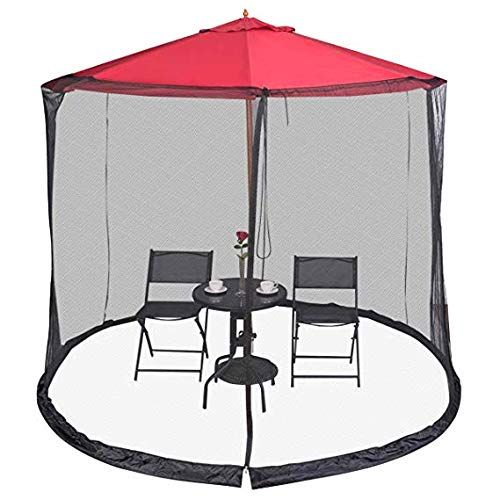 メッシュ素材 持ち運び便利 効果的 キャンプ 高密度 軽量 フリーサイズ 蚊除け網 ガーデンパラソル アウトドア モスキートネット 防虫ネット 蚊除け パラソル用 蚊帳