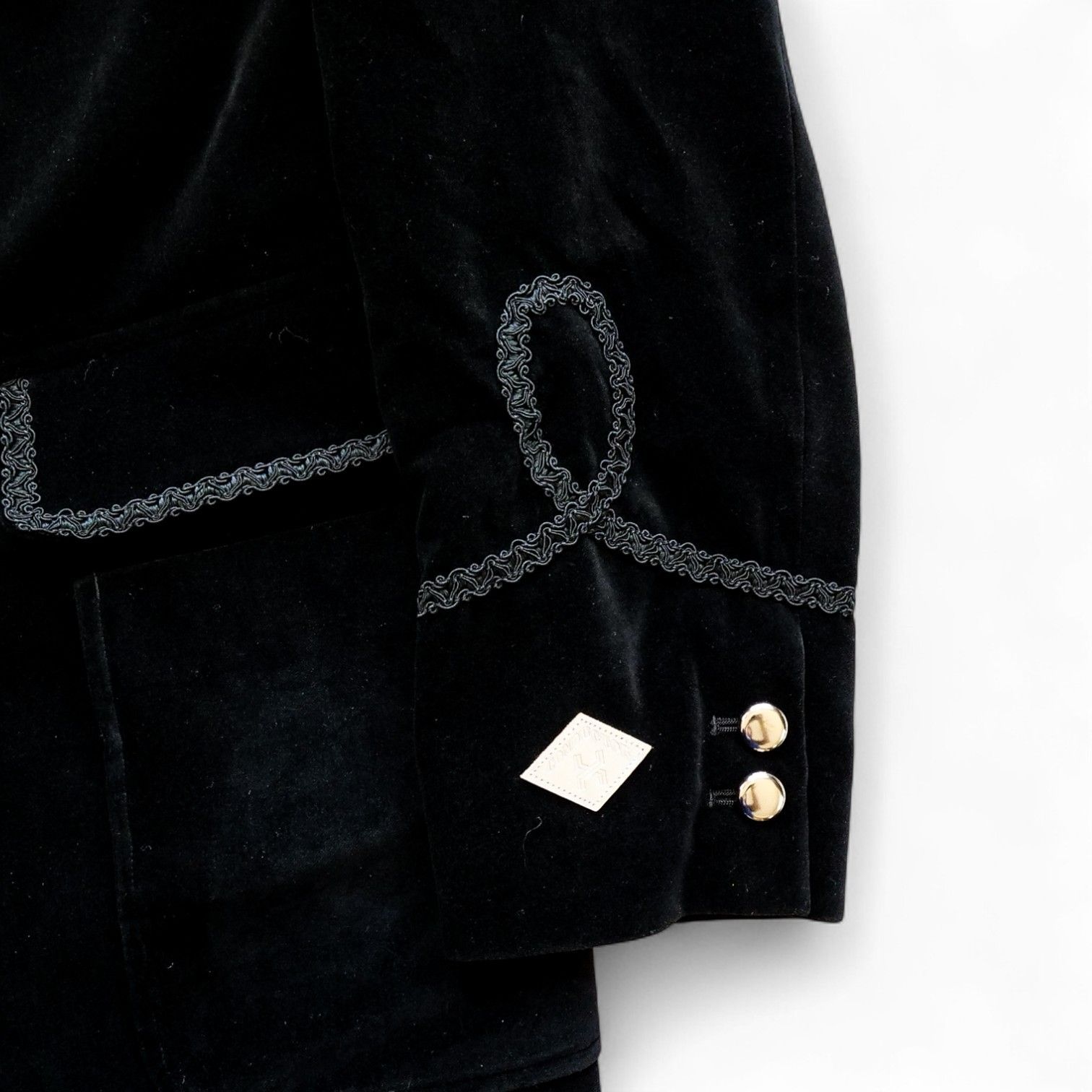 el conductorH コンダクター Velveteen Officer Jacket ベルベット 