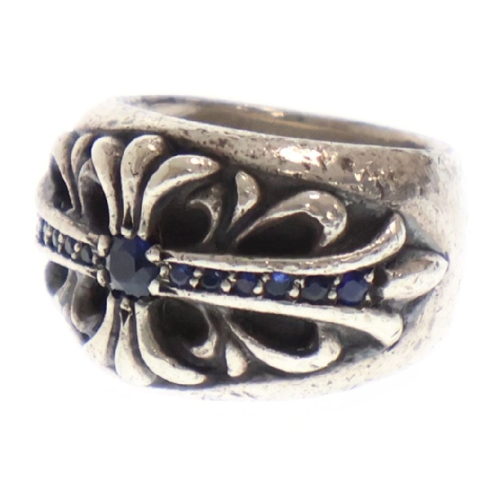 CHROME HEARTS (クロムハーツ) FLRL CRS after 1D CHROME HEARTS クロムハーツ FLRL CRS フローラル クロス リング
