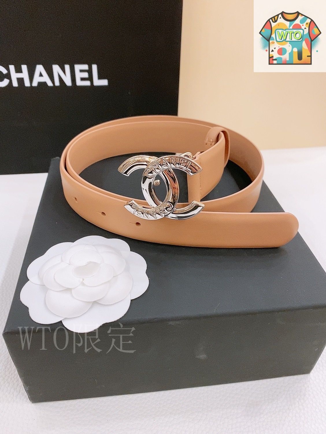 今日WTO】Chanel シャネル ダブル C ベルト-1-JB72 - メルカリ