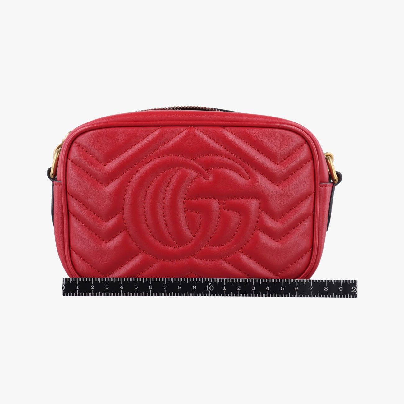 グッチGucciGGマーモントレッドレザー448065H028402128