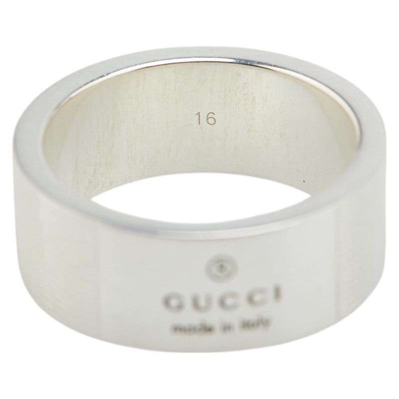 GUCCI グッチ リング Sv925 16 4800425A0013 GUCCI - 美品 グッチ リング 指輪 #16 SV925 シルバー