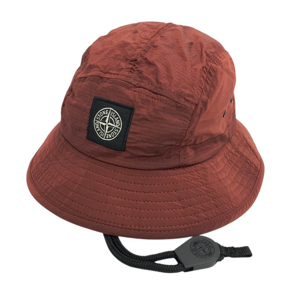 STONE ISLAND ストーンアイランド 701599755 ナイロンハット レッド系 L 240101425569