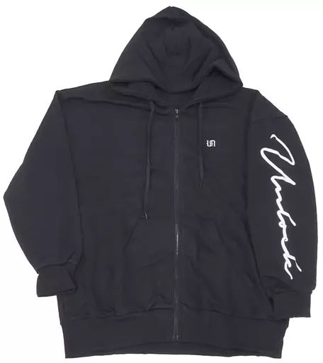 【中古】アウターウェア(男性アイドル) 浦田直也 ZIP HOODIE(パーカー) ブラック Lサイズ 「urata naoya LIVE TOUR 2017 -unlock-」 2ndグッズ