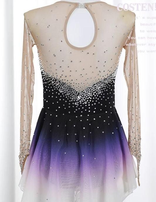 注文用 ♥ フィギュアスケート衣装 ストーン ワンピース オーダーメイド