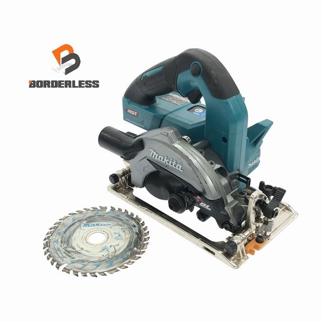 比較的 makita マキタ 40Vmax 125mm 充電式マルノコ HS006G 本体のみ コードレス 丸のこ 丸ノコ 丸鋸 木工用 切断機