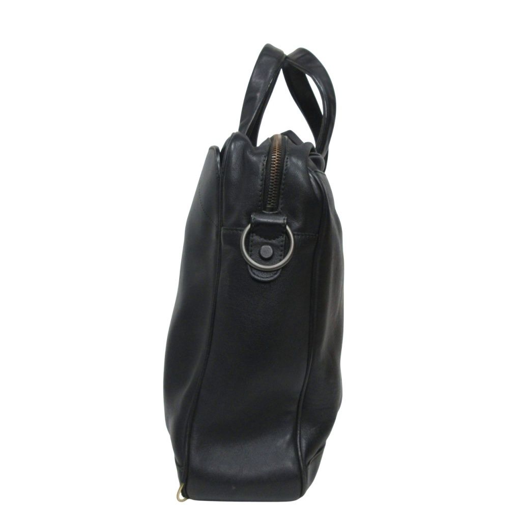 Balenciaga ブラックレザー ブリーフケース　トート バレンシアガ BALENCIAGA ブラックアウトシティ ブリーフケース