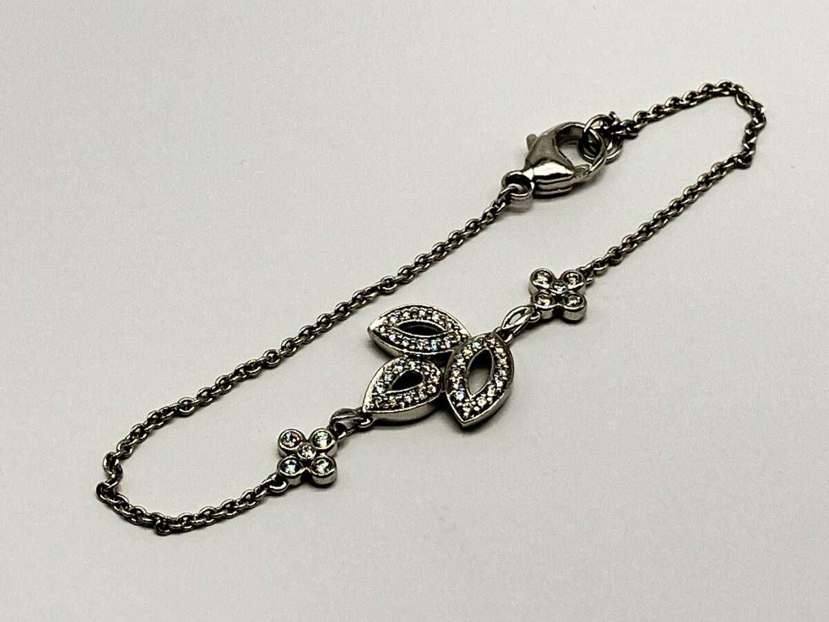 お げ HARRY WINSTON PT950 リリークラスター ブレスレット ブランド ハリーウィンストン