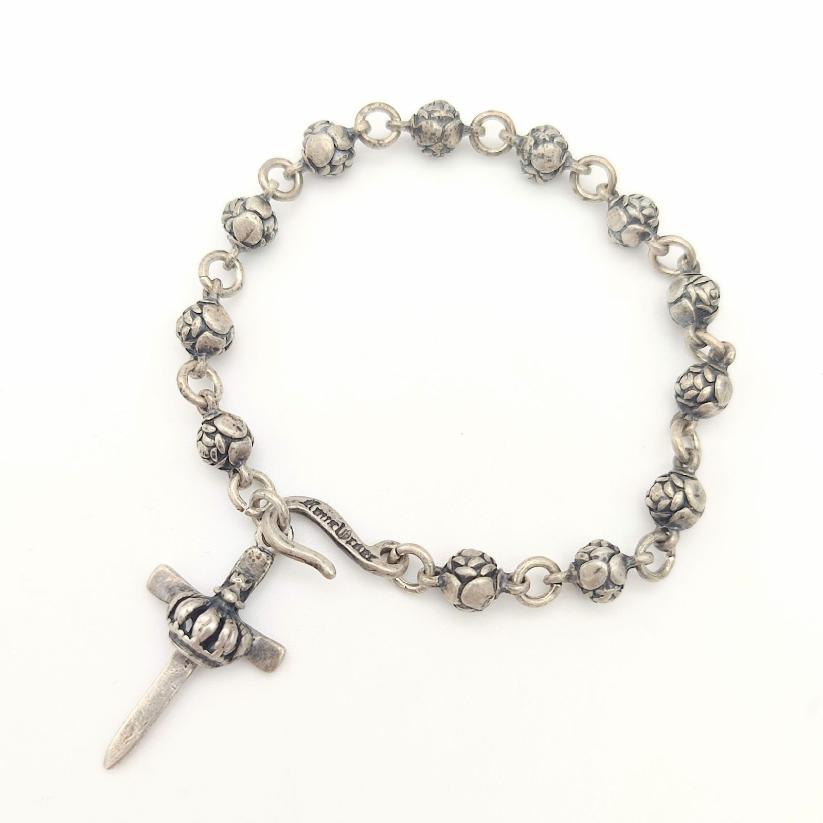 RoyalOrder ロイヤルオーダー シルバーブレスレット クラウン クロス 