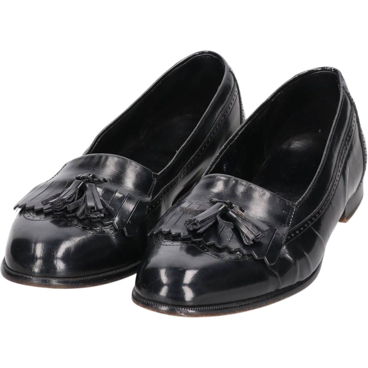 古着 アドルフォ ADOLFO キルトタン タッセルローファー イタリア製 8 1|2 メンズ27.0cm相当|saa015127