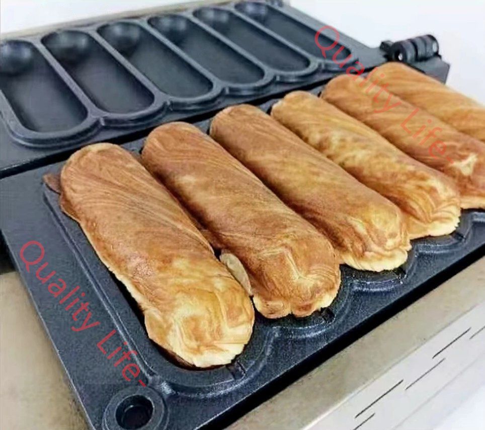 カステラ焼き器 チェルキーメーカー 6個焼き デニッシュバーメーカー LPガス式|業務用|厨房機器