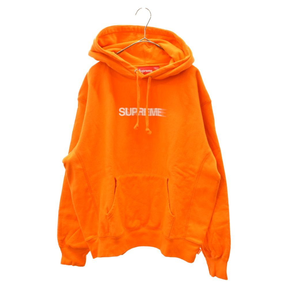 SUPREME (シュプリーム) 23SS Motion Logo Hooded Sweatshirt モーションロゴフーデッドスウェットシャツ  プルオーバーパーカー オレンジ