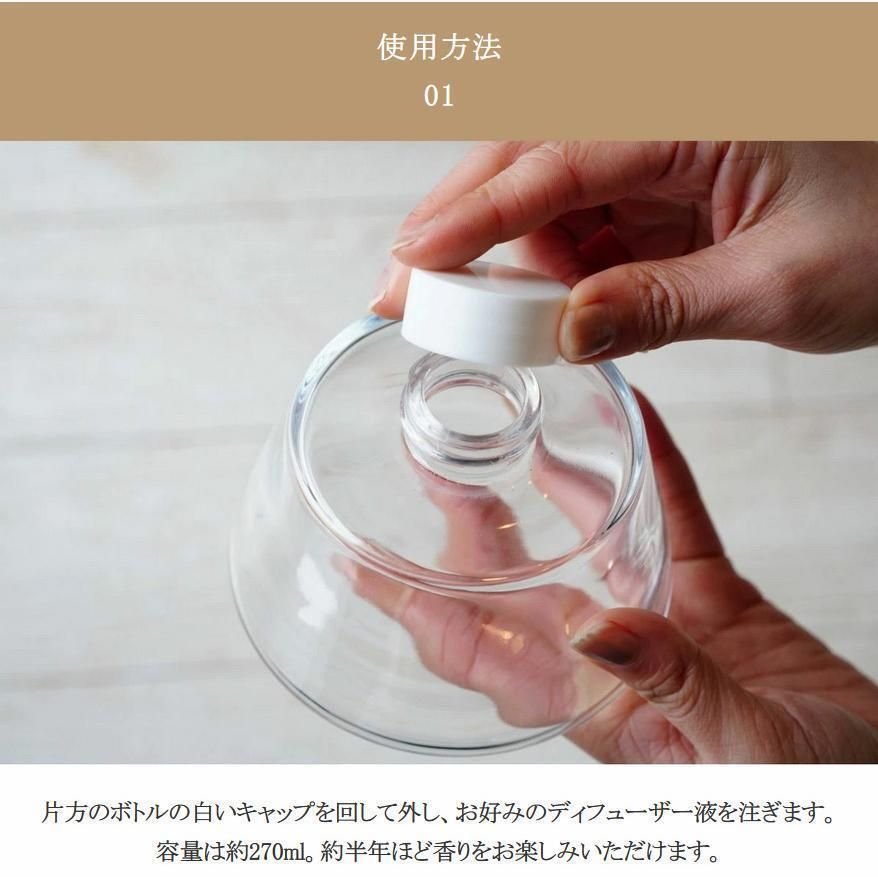 ディフューザー 砂時計型