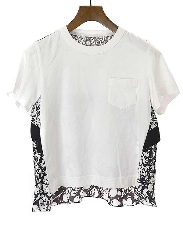 sacai サカイ 23SS Floral Print T-shirt フローラルプリントTシャツ