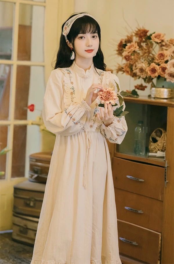 taiyaki様おまとめ専用◎昭和レトロ 小花柄ワンピース 清楚系ガーリー日本製 春 レトロワンピース レディース ワンピース カントリー系 長袖