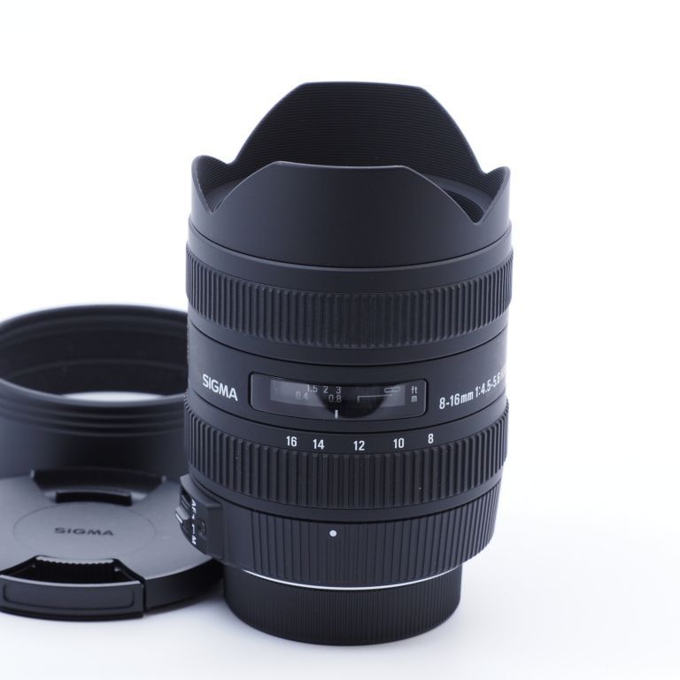 広角レンズ SIGMA ニコン8-16mm F4.5-5.6 - カメラ