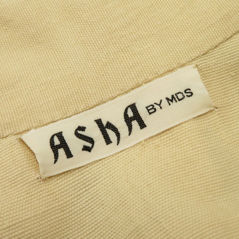 イッセイミヤケ ASHA BY MDS リネン 長袖チュニック ベージュ