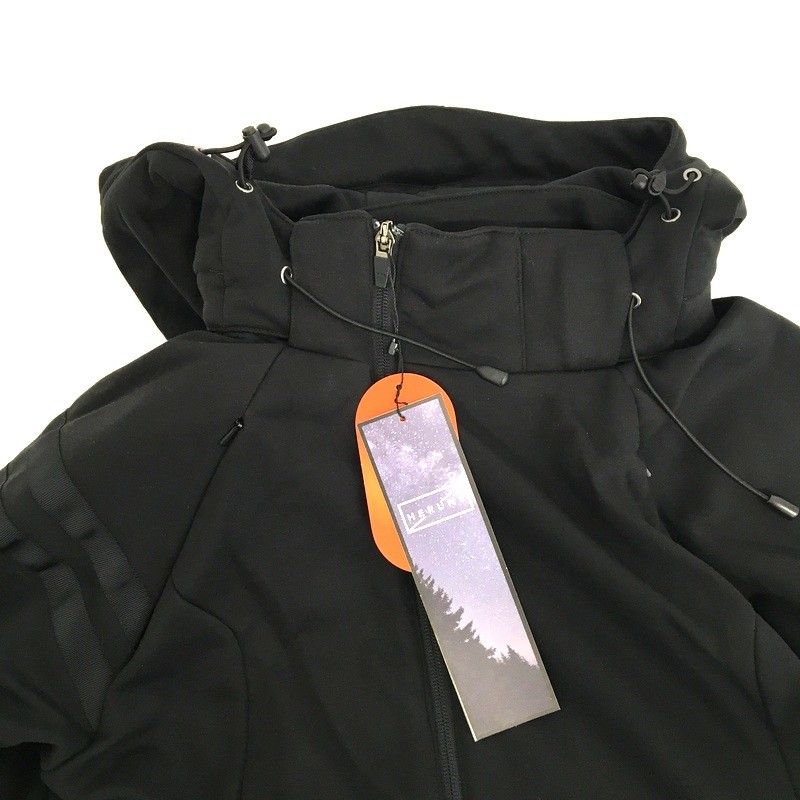 HERUNE HRN-002 マニングWBパーカージャケット LLサイズ ブラック