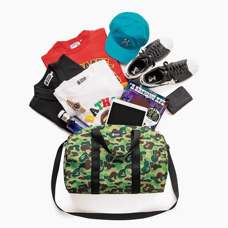 APE 激レア カモ ボストンバック MULTI CAMO BOSTON BAG（ボストンバッグ）｜A BATHING APE（ア