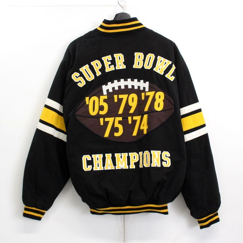 00s NFL ピッツバーグ・スティーラーズ リバーシブル ジャケット