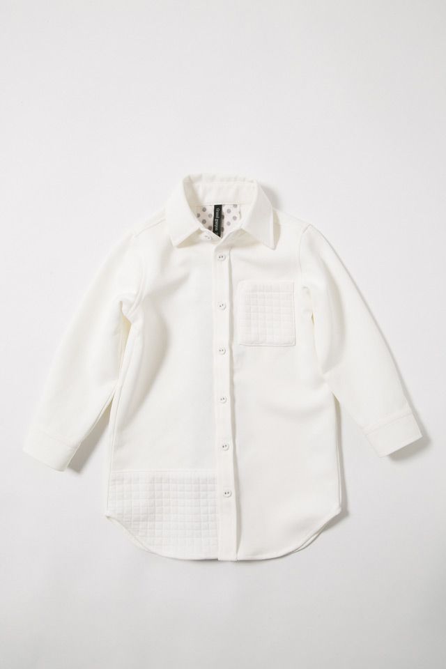 100%新品，大得価 Grand garcon/ロング丈シャツ 長袖　新品子供服100 キッズ 女の子 長袖シャツ・ブラウス