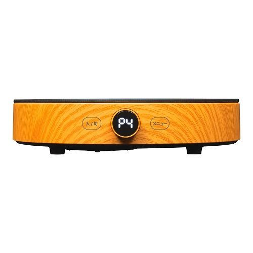 まとめ買い 石崎電機製作所 丸型IH調理器 SICH-W1400 木目調 ×3