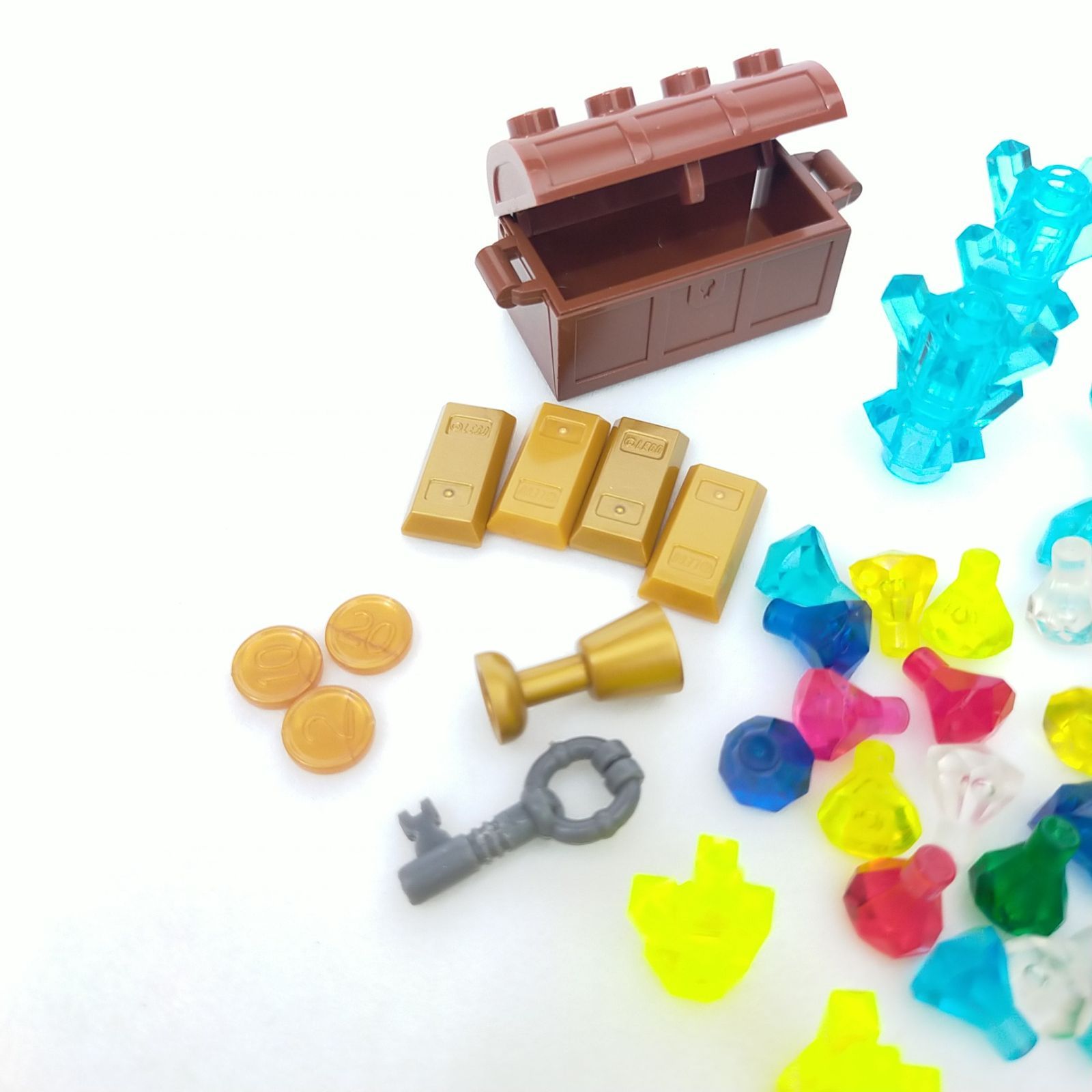 3026 レゴ 宝石箱＆金銀財宝セット 鉱石 ダイヤモンド コイン