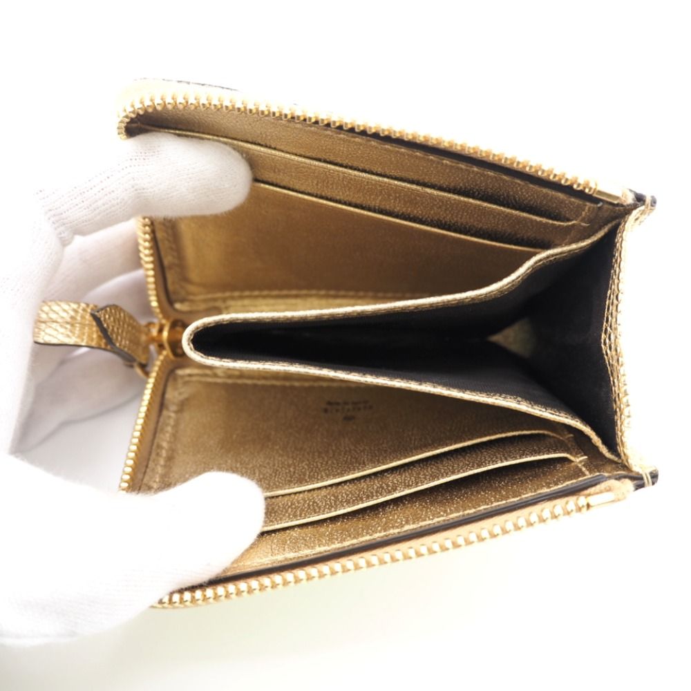 GUCCI/グッチ 644406 L字ファスナー コンパクトウォレット