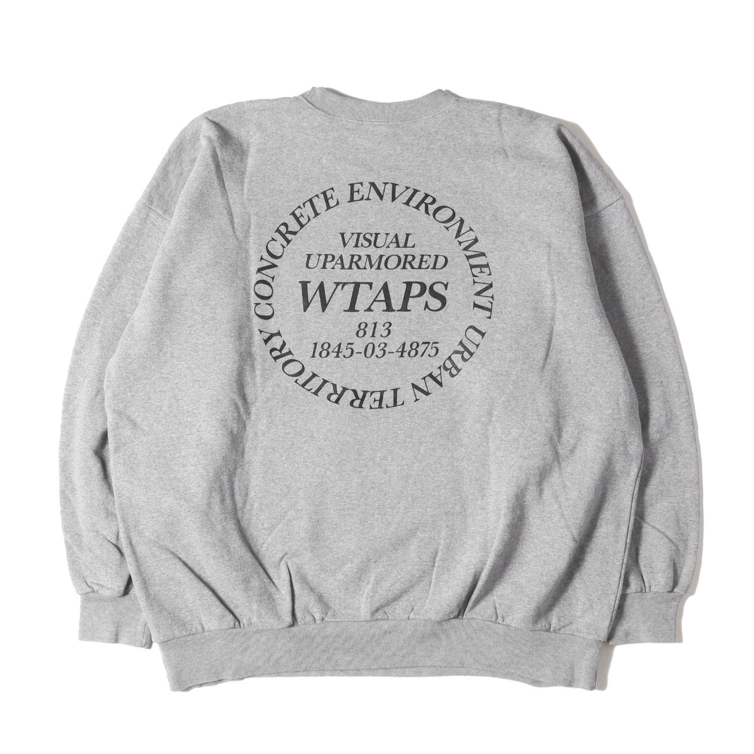 WTAPS ダブルタップス スウェット サイズ:XL 23AW サークルロゴ クルー 