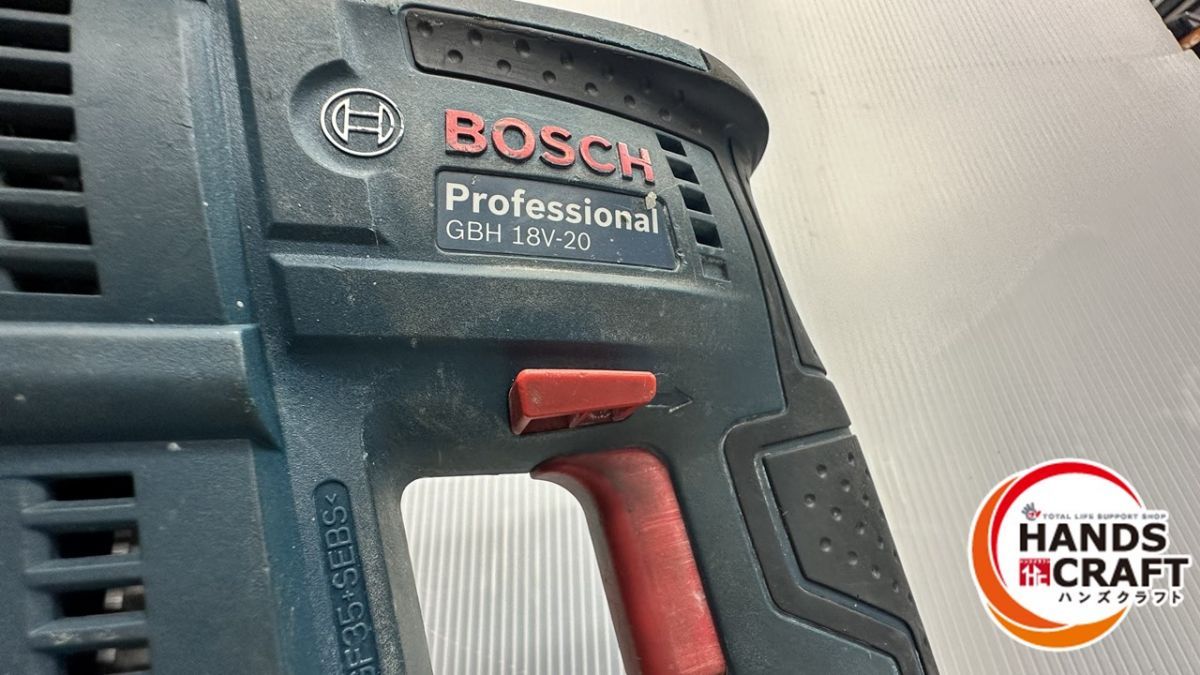 ▽【品】BOSCH ボッシュ18V ハンマドリル GBH18V-20 バッテリ（4.0AH+