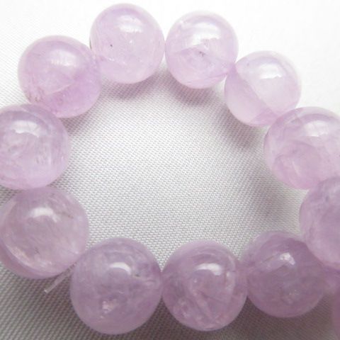 クンツァイトブレスレット】/size(15.7㎝)/818w - メルカリ 