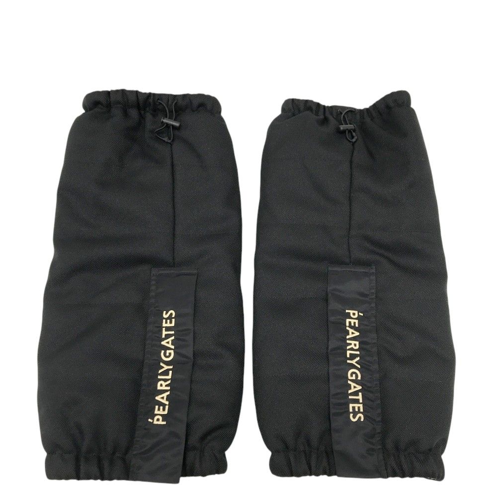 PEARLY GATES パーリーゲイツ 裏フリース レッグウォーマー ブラック系 FR 240101412221 ゴルフウェア ストスト